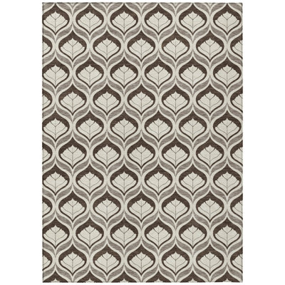 Machine Washable Indoor/Outdoor Jourdan ACN2379 Geometric Rug