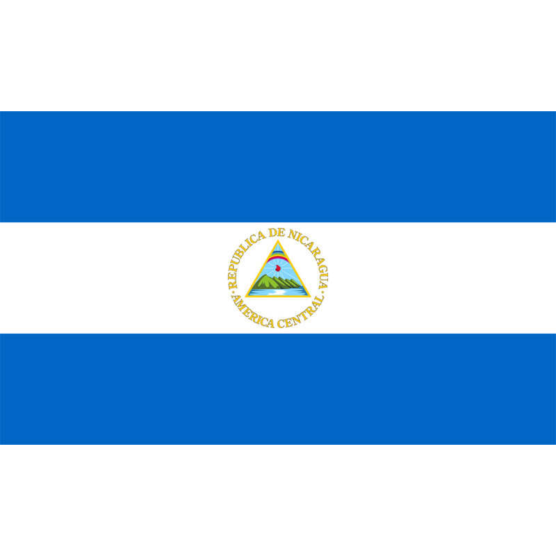 Nicaragua, H 14 po x l 24 po