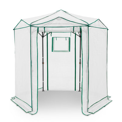 Serre de jardin portative 6,6 x 6,6 pi Hexagon