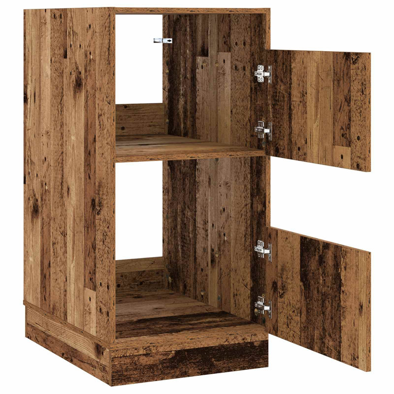 Freestanding Bathroom Storage, Old Wood