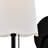 Groover Scalloped Linen Shade Wall Sconce-13492095