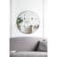 Miroir rond en verre antique de 35,29 po x 1,54 po - Ajoutez de l'élégance à votre salle de bain, vestibule, console