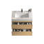 Meuble-lavabo de salle de bain avec lavabo, grand meuble-lavabo flottant mural pour salle de bain moderne, lavabo blanc une pièce sans drain ni robinet, pré-assemblé-1252988499-1252988497-1252988501