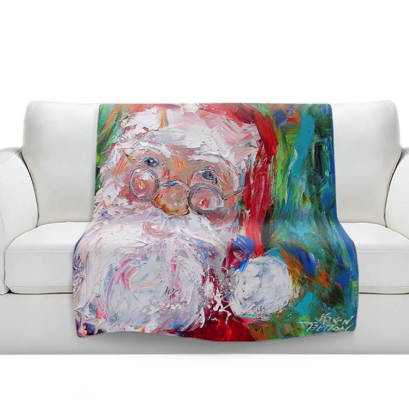Couverture sherpa doux 2 santa, l 51 po x L 60 po