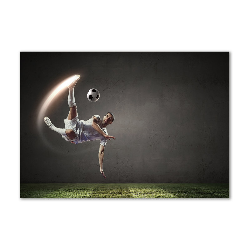 Footballer - Wrapped Canvas Print