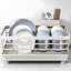 Range-plats de cuisine polyvalent - égouttoir, porte-ustensiles, support de séchage et panier de rangement-110260331