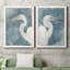 Watercolor Heron Portrait I, toile encadrée de qualité supérieure - prête à être accrochée-1273515491-1273515515