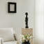 Brownness, marbre moderne beige, objet décoratif en bois massif