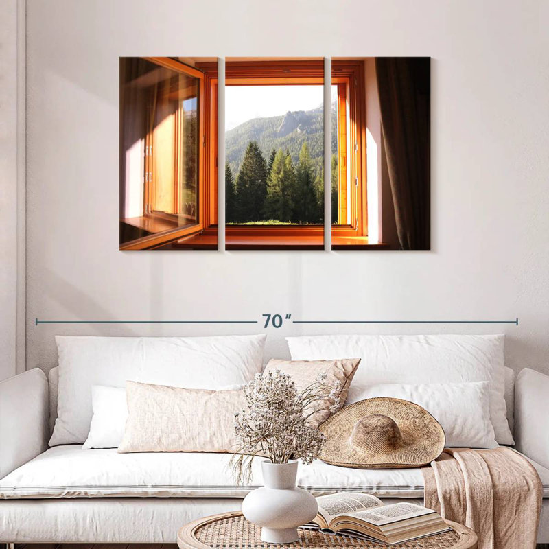 Lilie Window To The Pines, 28" H x 45" W