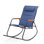 Chaise berçante de patio avec repose-pieds et coussin de tête Teslin