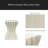 MGO Archaistic Wavy Side Table