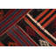 Tapis kilim tissé à la main 6 x 10 avec rayures audacieuses pour le salon