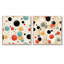 Silas - Ensemble de 2 collages carrés à formes abstraites-101861109-101861110