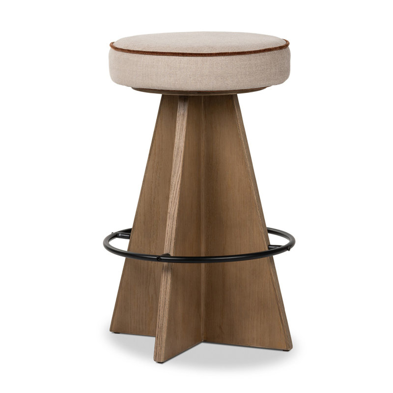 Avari Swivel Upholstered, Bar Stool (27.17" Seat Height)