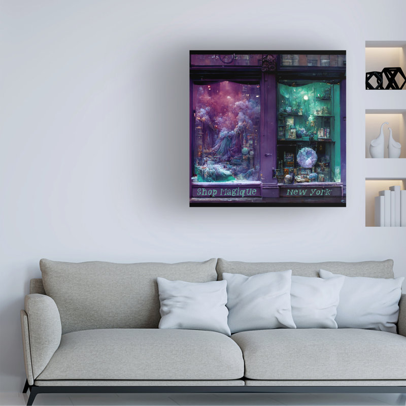 Art sur toile Sasha Shop Magique, 14'' H x 14'' W