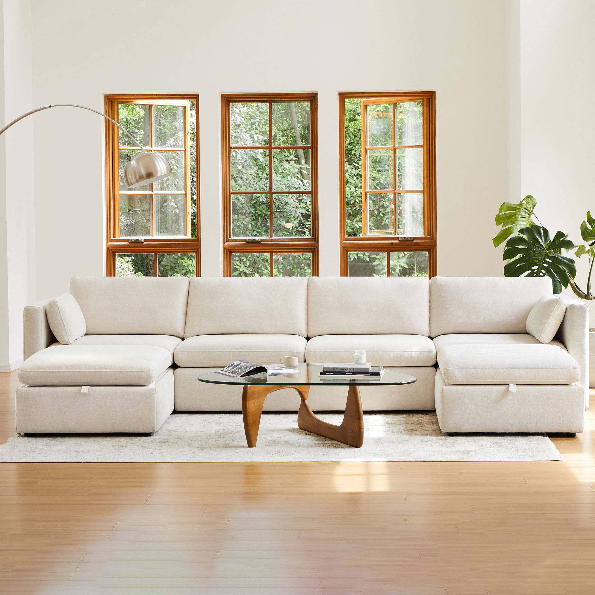 AllModern Datura 6 - Piece Upholstered Sectional | Wayfair