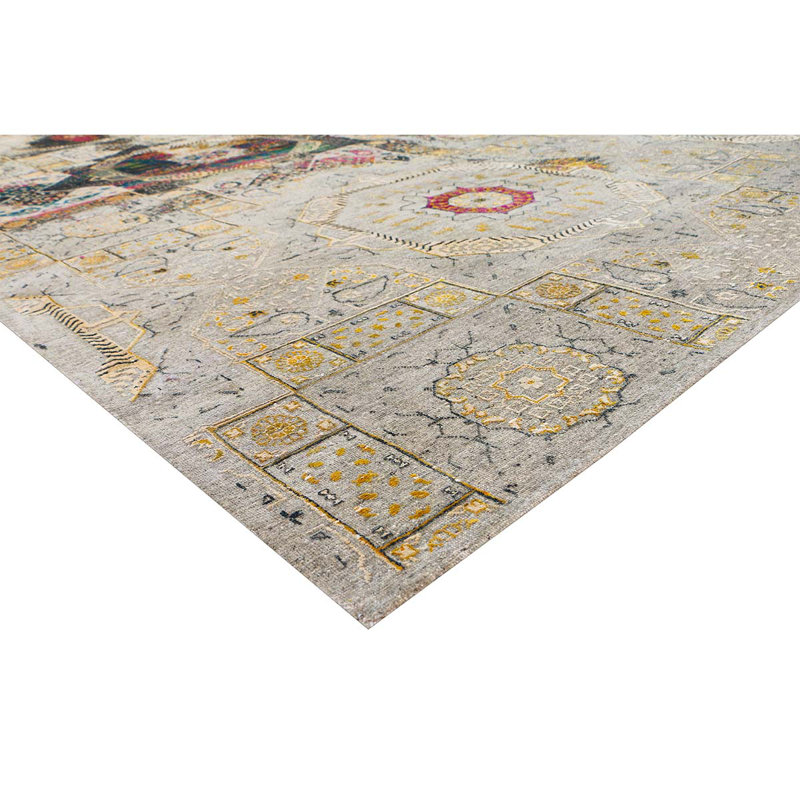 Geometric Area Rug in Brown, Rectangle 12' x 15'