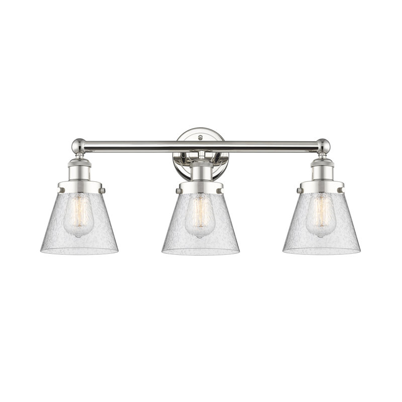 Annamary 3 - Light Dimmable Vanity Light, Seedy, Polished Nickel
