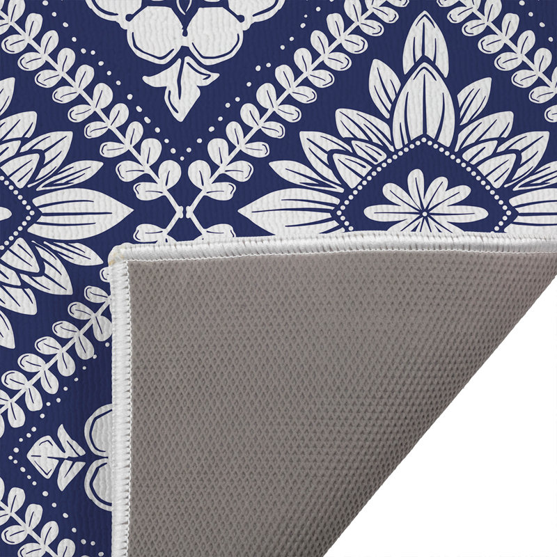 Tapis de toilette rectangulaire absorbant et antidérapant Talia