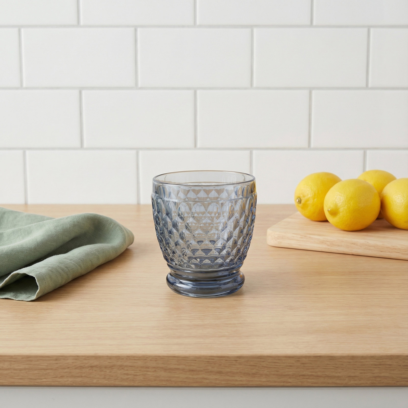 Boston Whiskey Glass, Blue