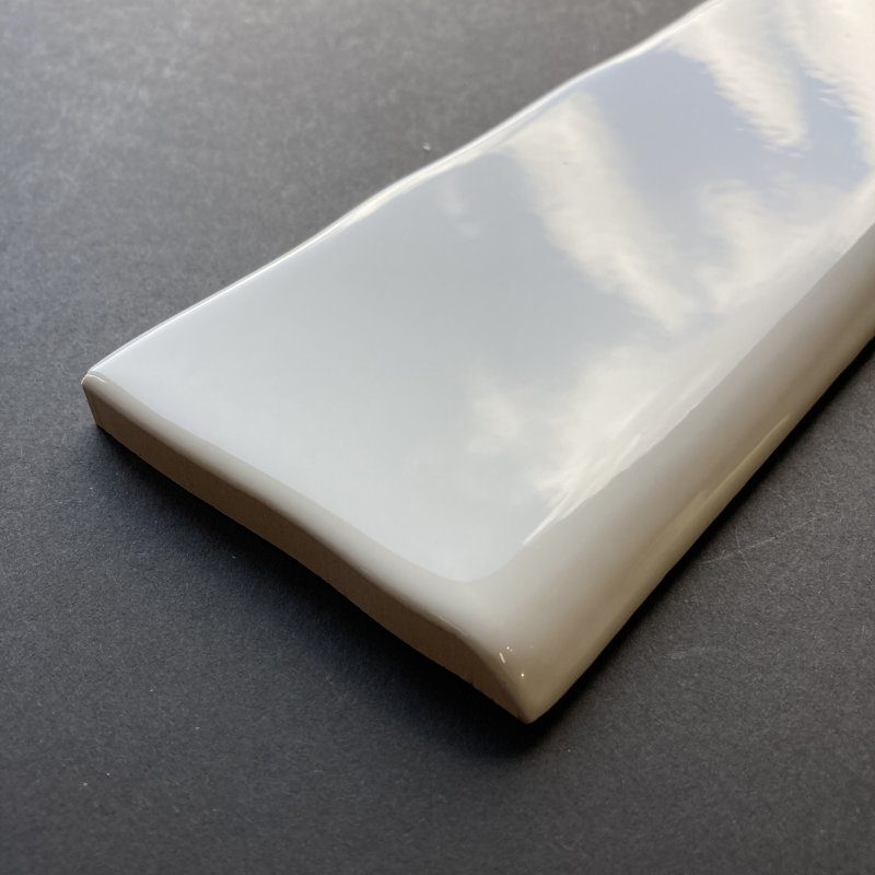 Guastavino 12'' x 3'' Ceramic Bullnose Tile Trim, Latte