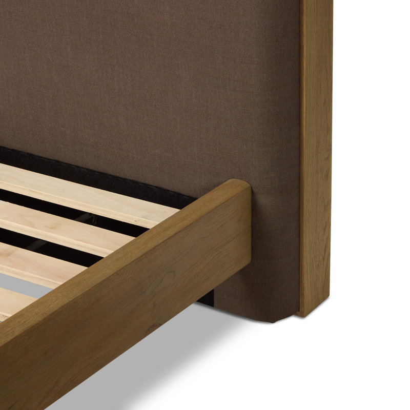 Pierce Upholstered Bed, Savoy Coffee/Dark Brown, King