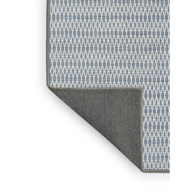 Tapis gris/zone noire contemporaine Hunsaker, Rectangle 5 pi x 7 pi