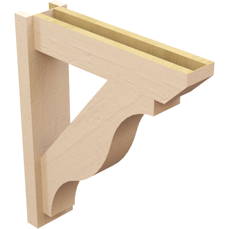 Bois de cèdre brut Funston Slat, H 28 po x l 6 po x P 24 po
