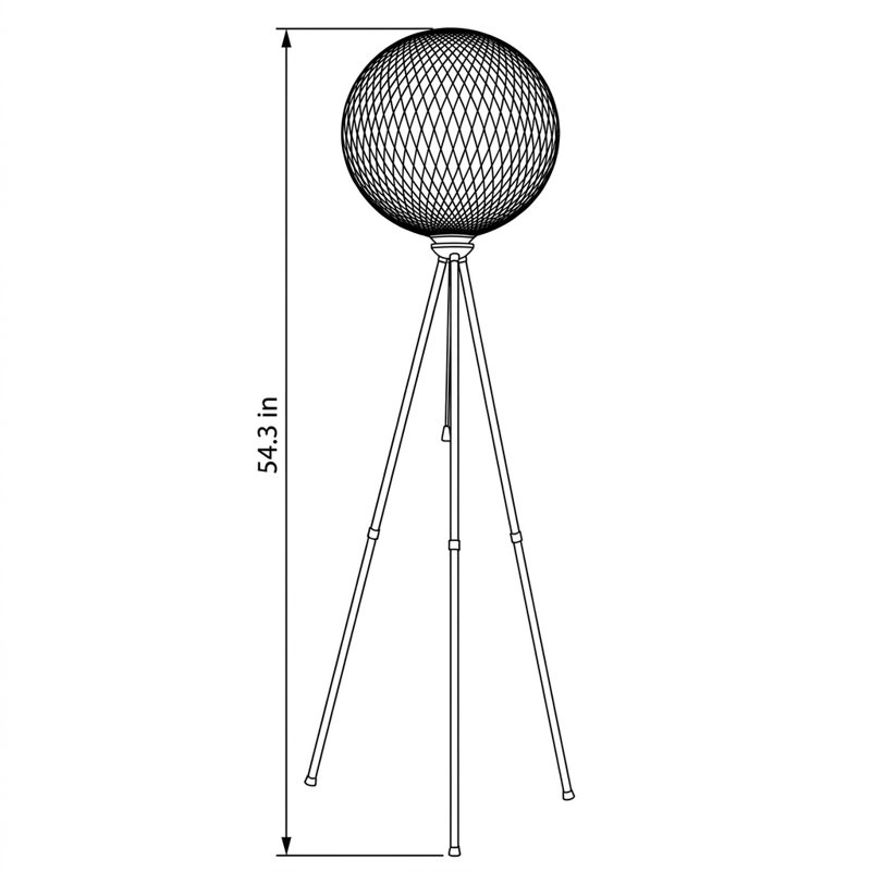 Lampe trépied Solana
