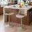 Guzzi Swivel Adjustable Height Bar Stool Modern Counter Stool Faux Leather Barstools With Metal Frame-114210756
