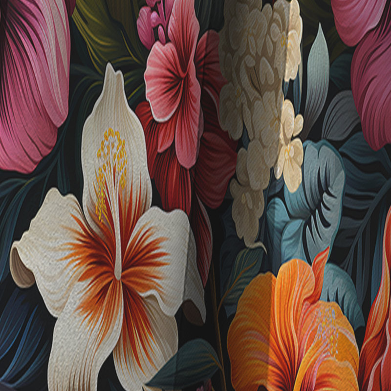 Jungle Splendor - motif tropical IV - Rideau floral - Rideau occultant floral - 1 panneau, L 52 po x L 90 po