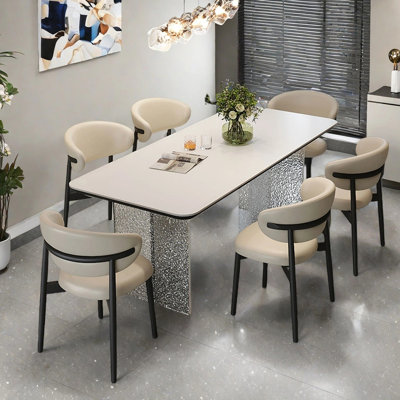 Modern minimalist creative dining table