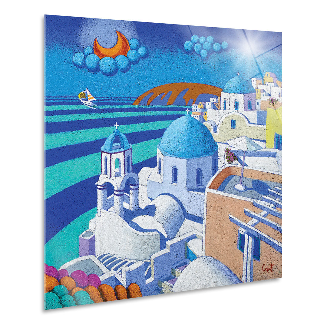 Acrylgemälde Santorini von Stefano Calisti