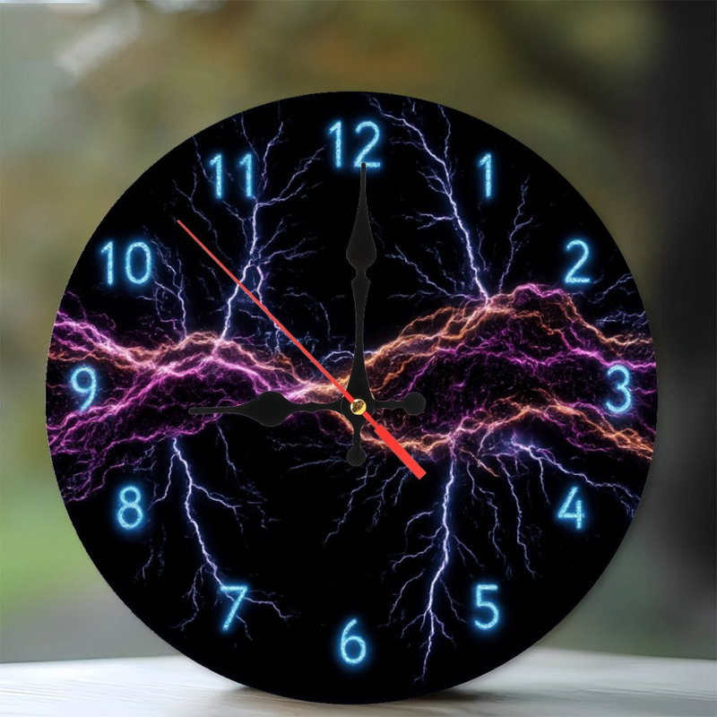 Horloge électrique avec éclairage
