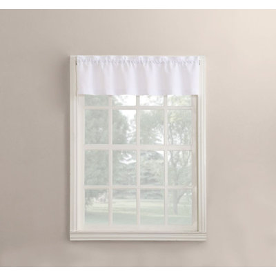 Semi-Sheer Rod Pocket Curtain Valance and Tiers - Basics by Wayfair™