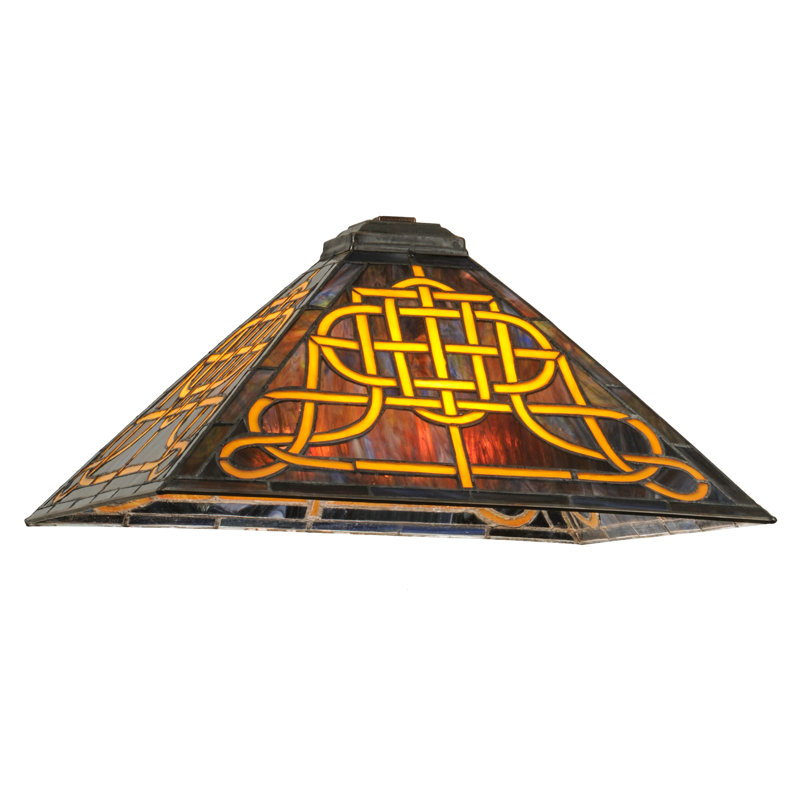 Meyda Tiffany & Stained Glass 8'' H x 24'' W Glass Empire Lamp Shade