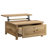 Lift-Top Coffee Table with Drawer Storage, Oak Finish