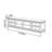 American style solid wood style TV stand