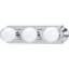 Barre d'éclairage de salle de bain murale 3 lumières l 18 po en chrome-11801778