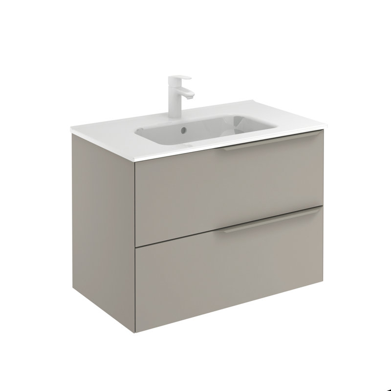 Ensemble de meuble-lavabo simple 32 po Mio, Sable mat