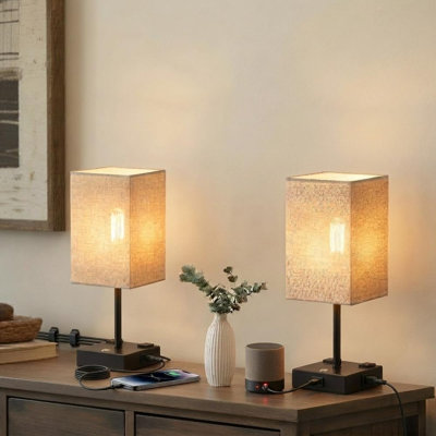 Fusaro Metal USB Table Lamp