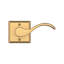 Lifetime (PVD) Satin Brass Door Lever