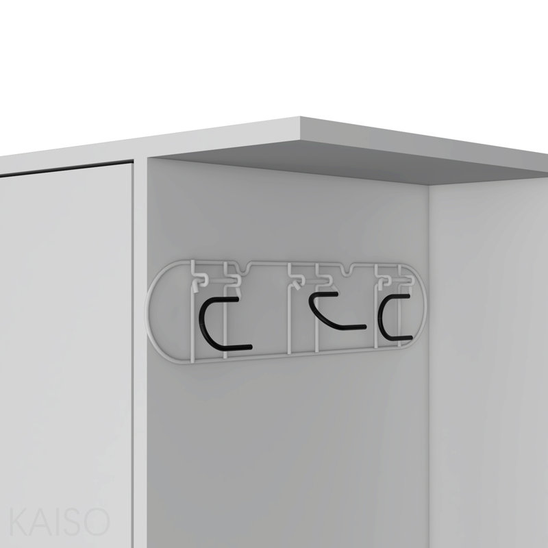 Storage Broom Closet White