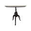 Table de salle à manger à hauteur réglable avec manivelle Rustic Beige-90108591