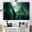 «Green Abstract Echoes Of Pyramid IV», art mural géométrique-2569875-2569873