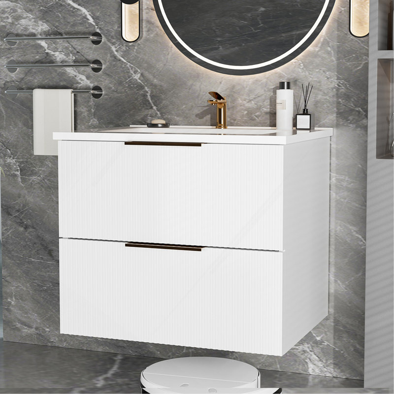Meuble-lavabo blanc 24 po sans lavabo