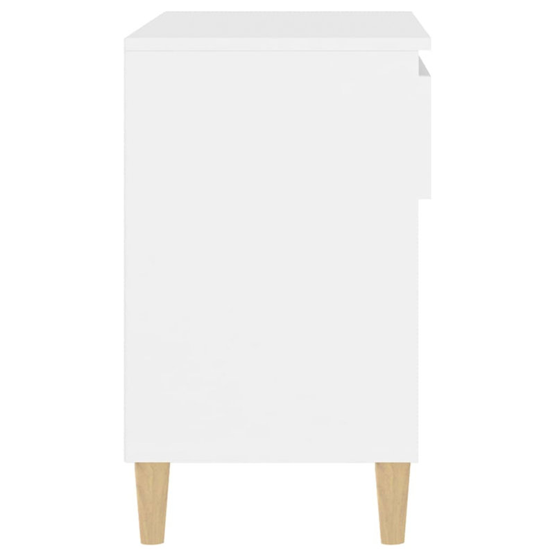 6 Pair Shoe Rack, White