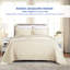 Ensemble de couvre-lit toutes saisons avec housse de coussin en tissu matelassé 100% coton Superior-33395809-33395810