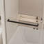 Porte de baignoire coulissante double sans cadre l 56-60 po x H 62 po, porte de douche bypass à fermeture douce