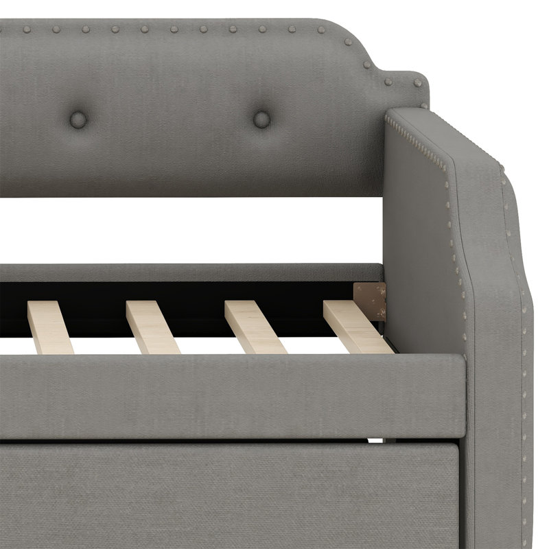 Kyshana Upholstered Daybed, Gray
